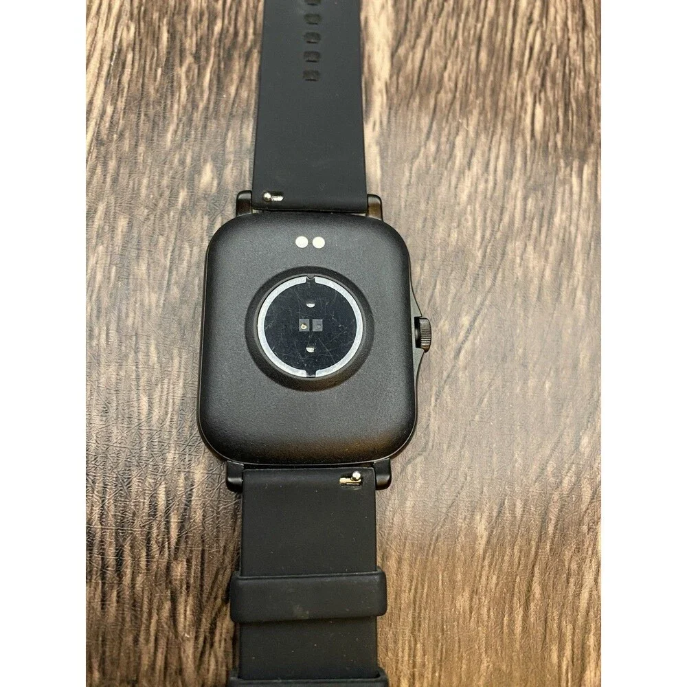 Y20 Black 1.7 Inch Smart Watch TFT Heart Rate Fitness Tracker Working